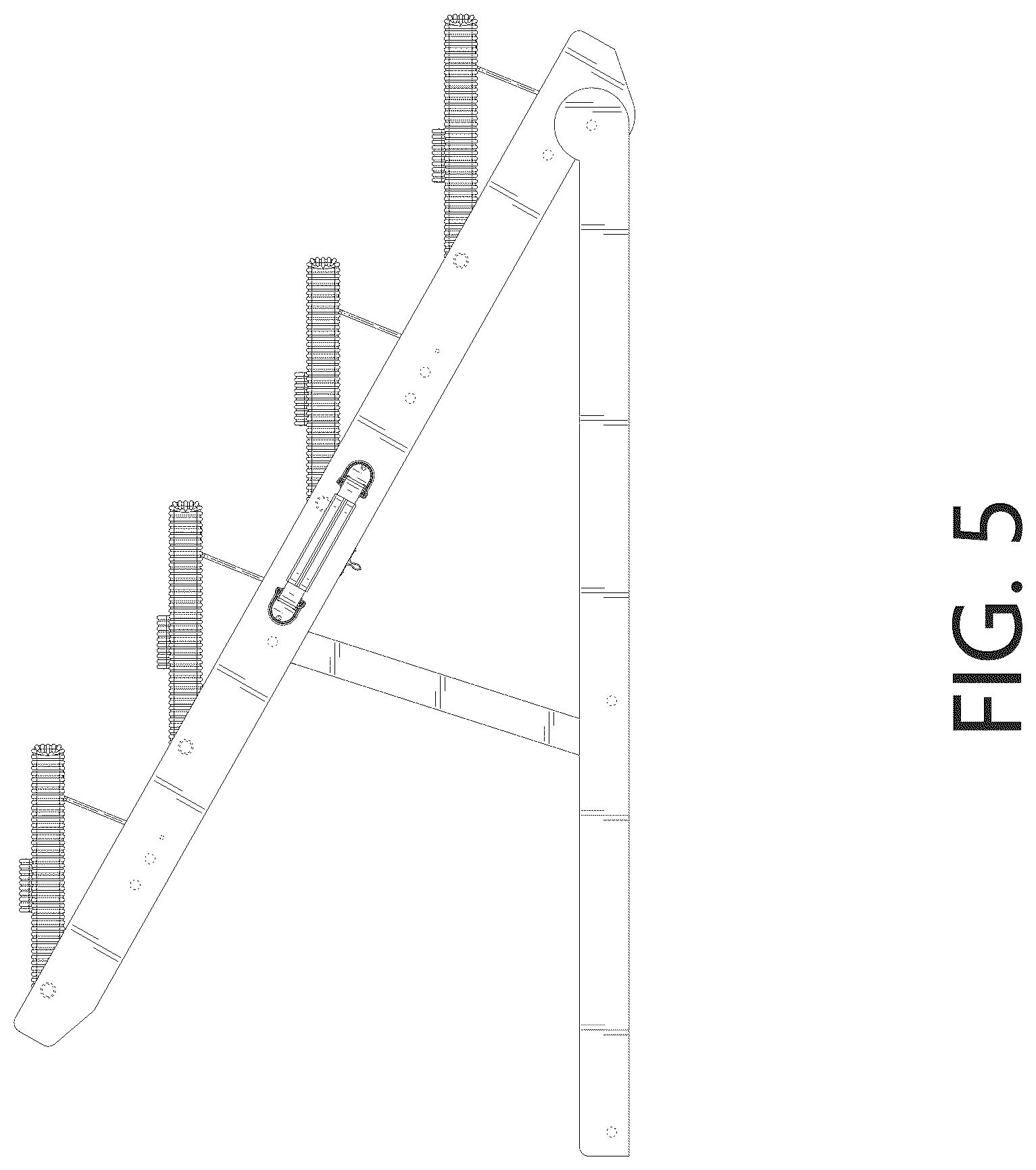 Patent USD1077376 Figure 5 – Dog ramp