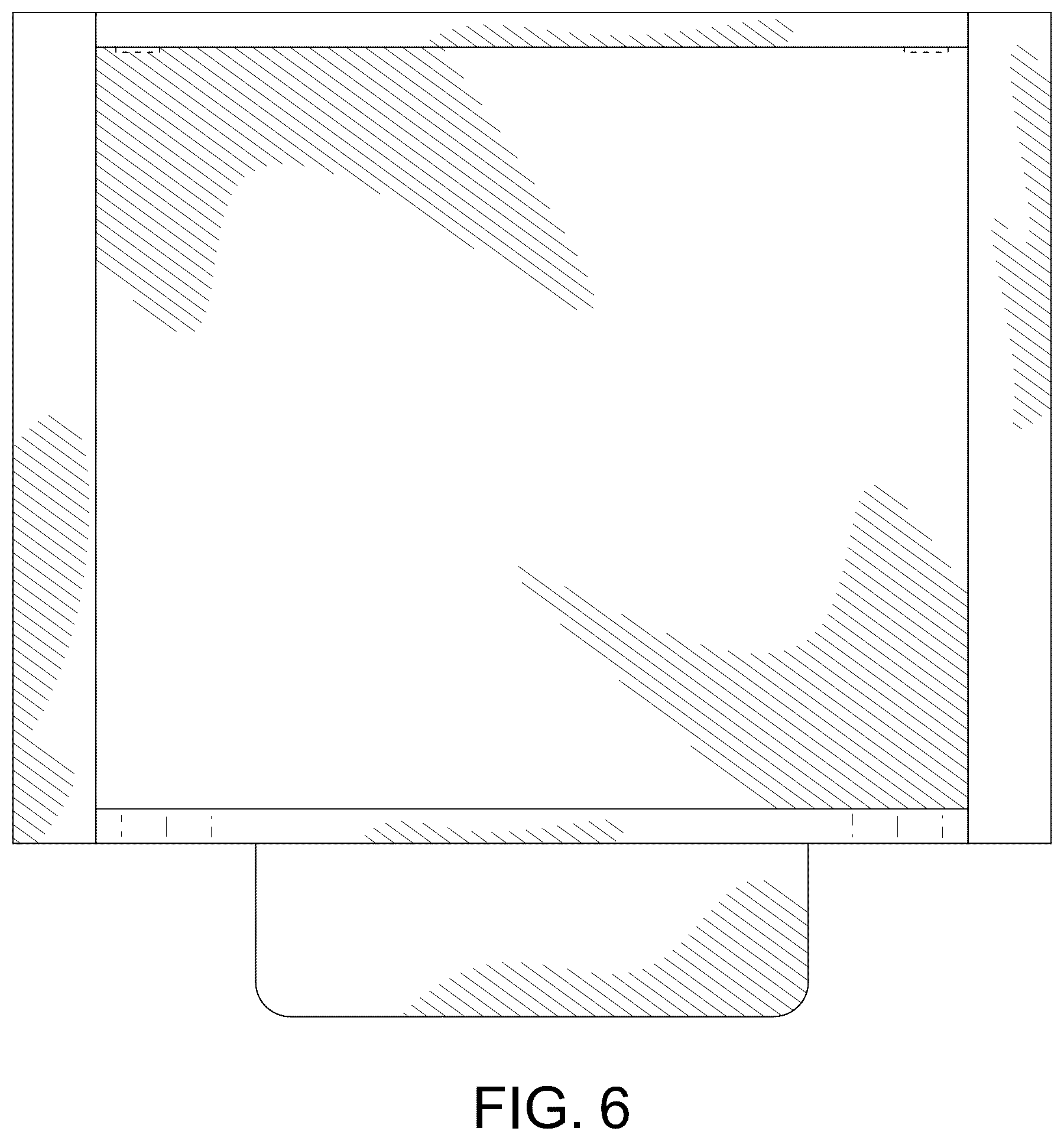 Patent USD1077377 Figure 6 – Raised litter box storage system