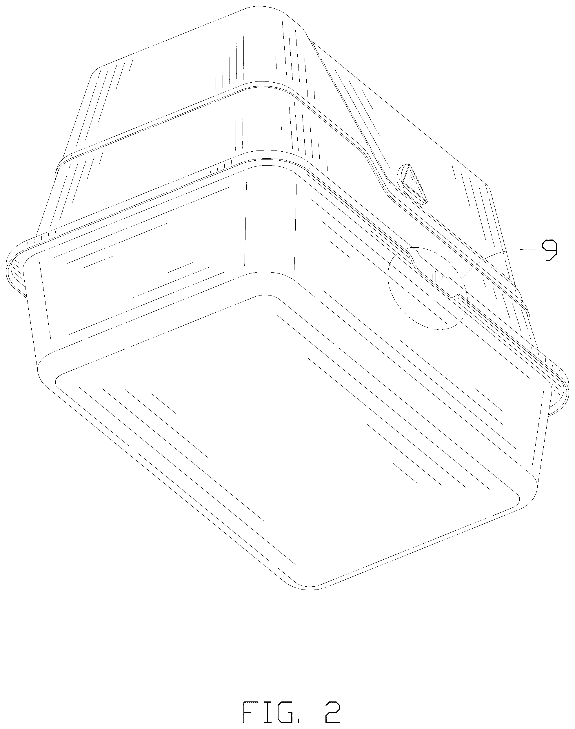 Patent USD1077378 Figure 2 – Cat litter box