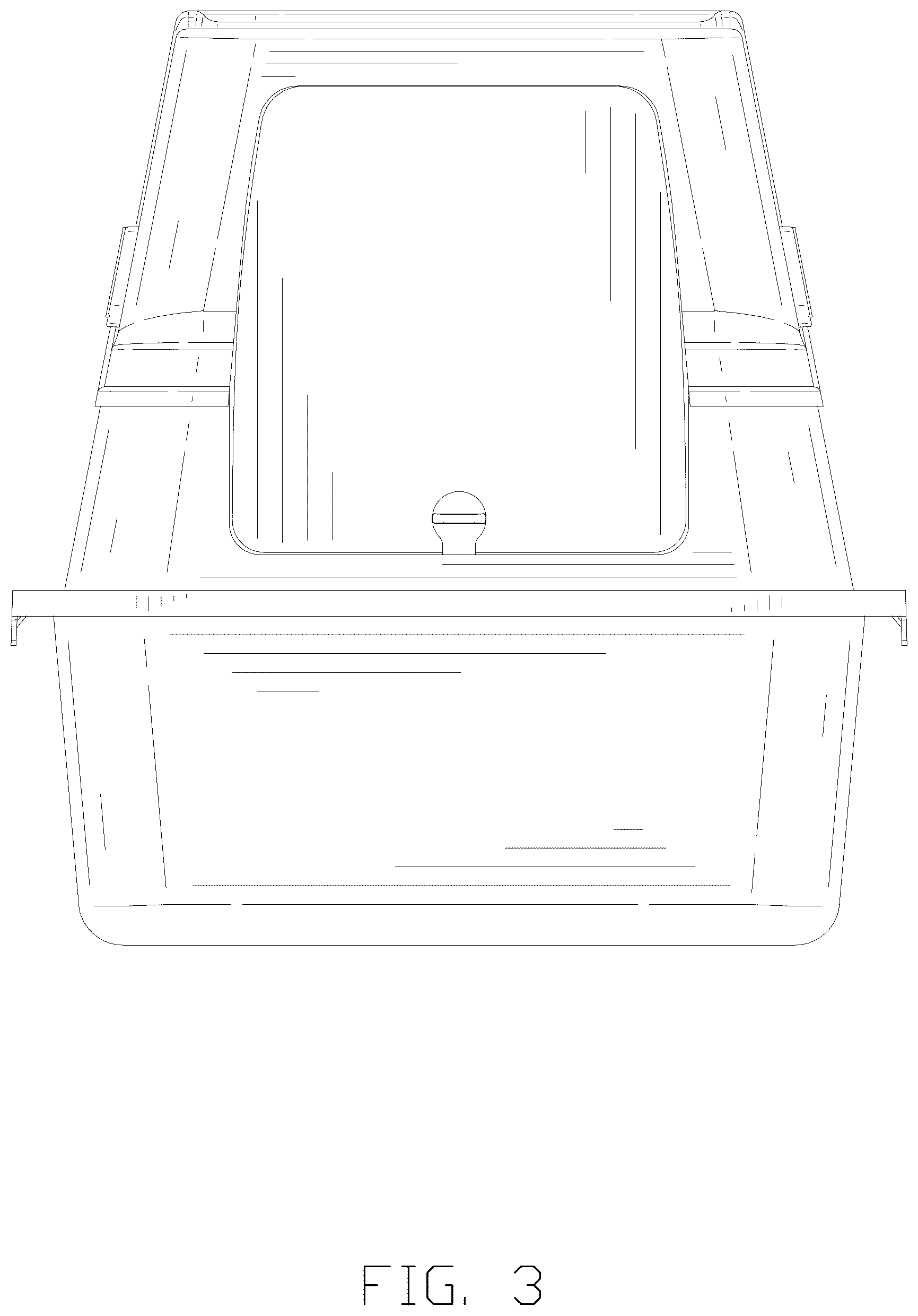 Patent USD1077378 Figure 3 – Cat litter box