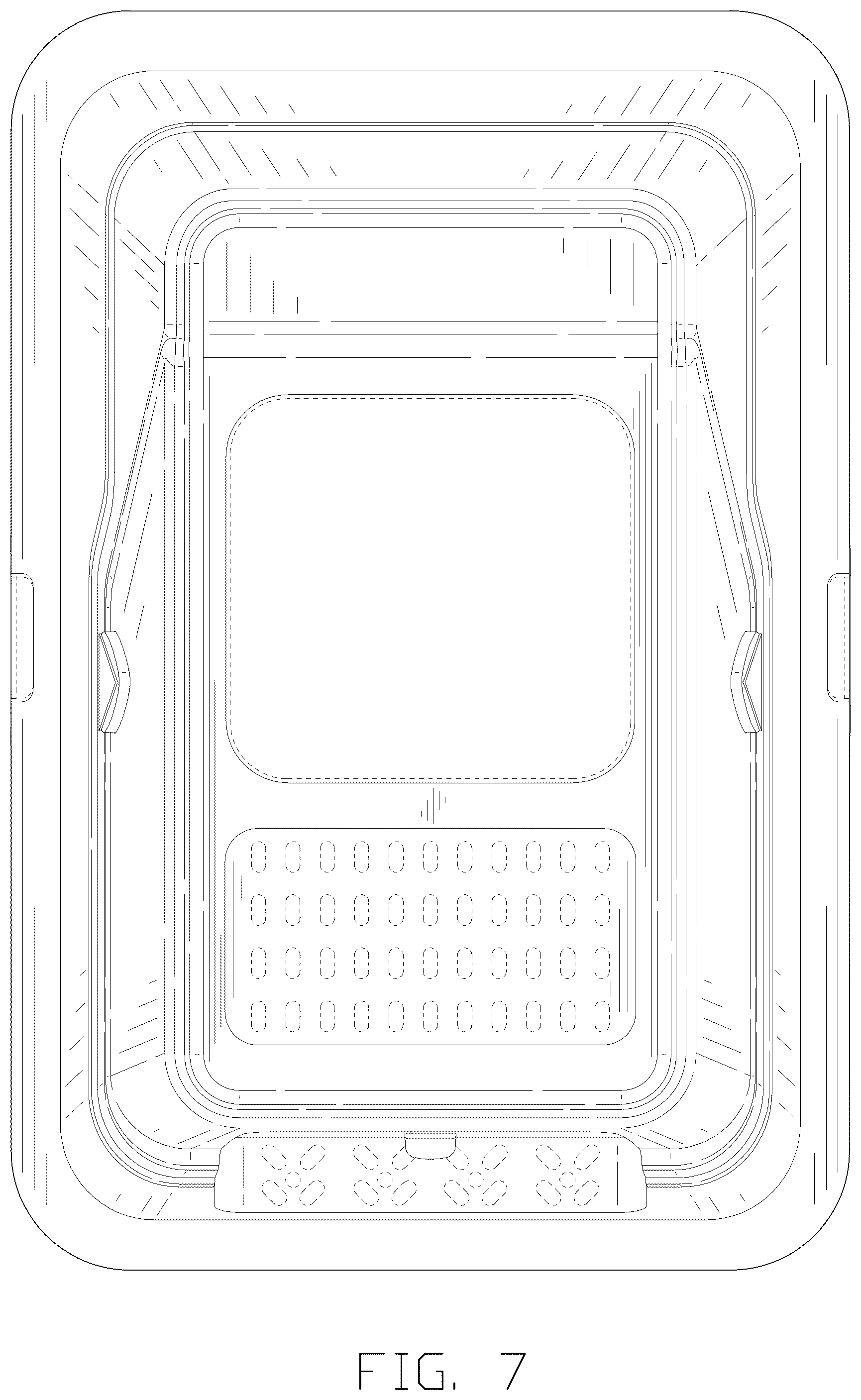 Patent USD1077378 Figure 7 – Cat litter box