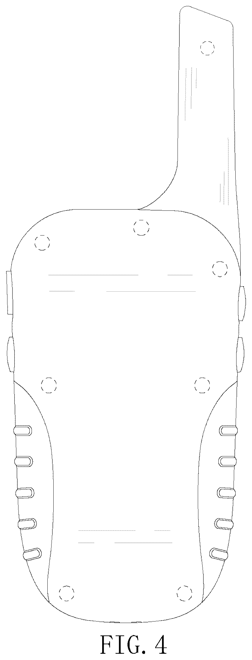 Patent USD1077379 Figure 4 – Remote transmitter for dog training collar