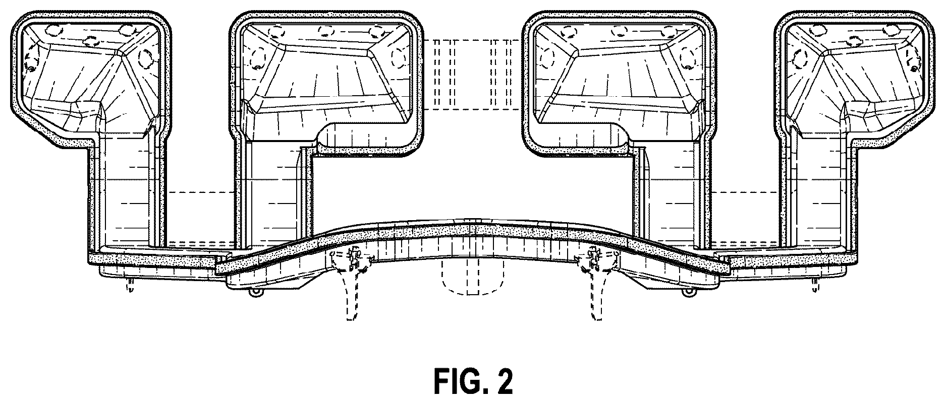 Patent USD1077381 Figure 2 – Spray assembly for a dish treating appliance