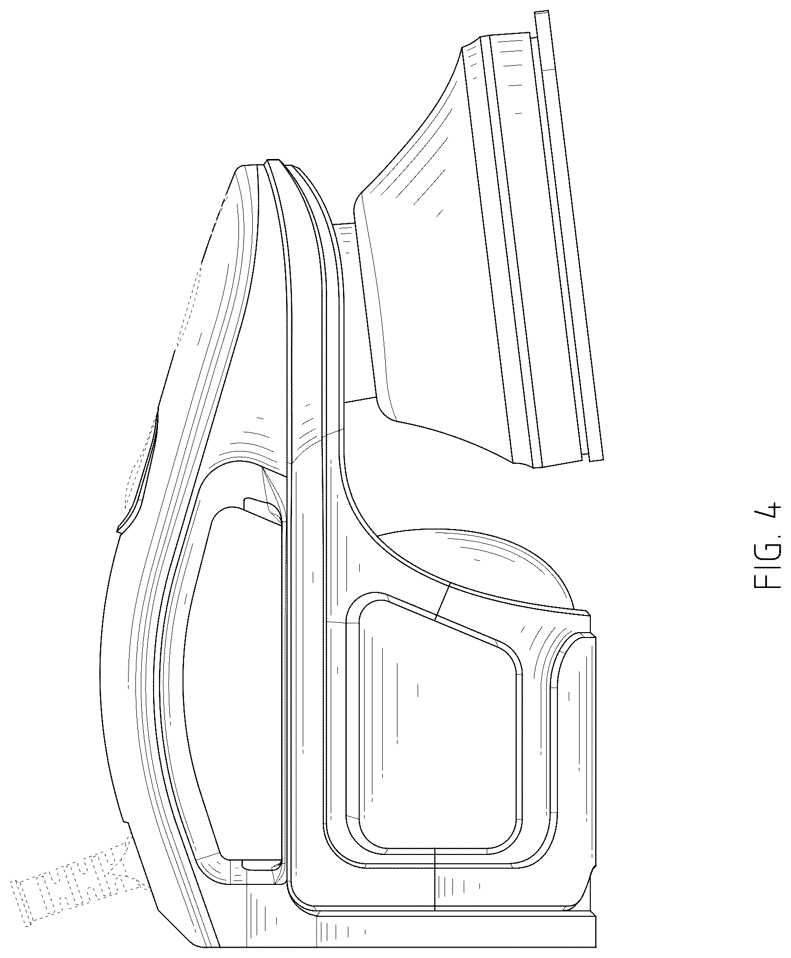 Patent USD1077383 Figure 4 – Garment steamer