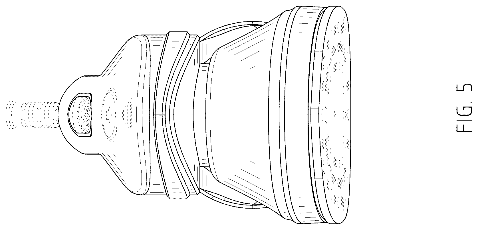 Patent USD1077383 Figure 5 – Garment steamer