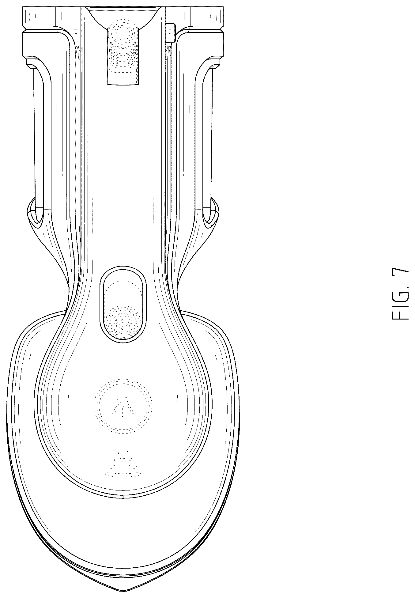Patent USD1077383 Figure 7 – Garment steamer