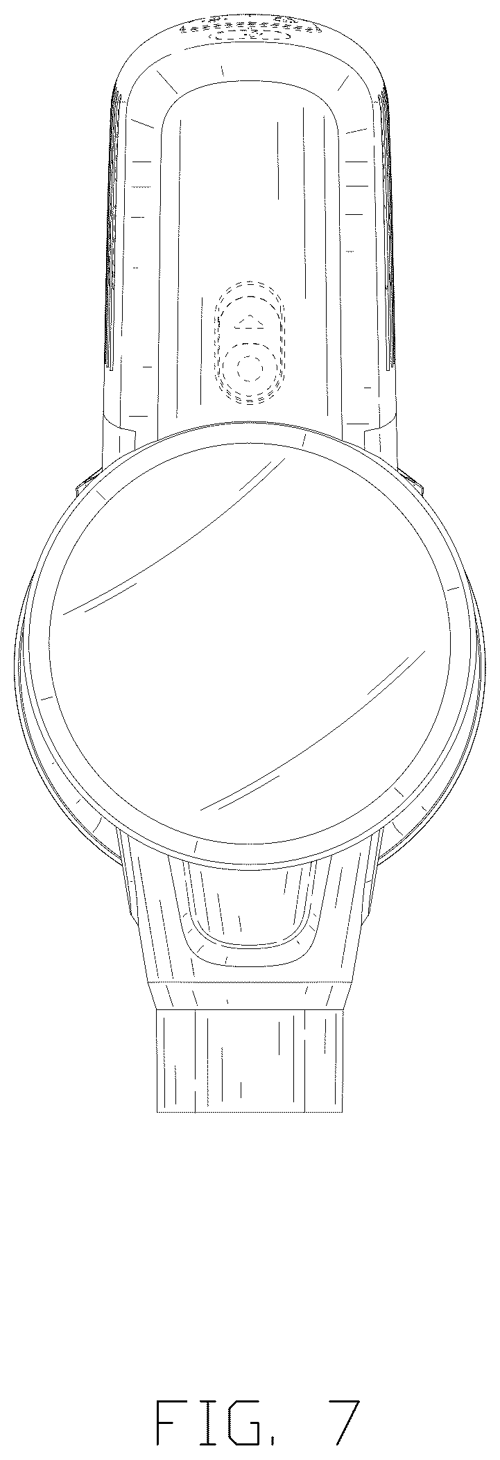 Patent USD1077385 Figure 7 – Vacuum cleaner body