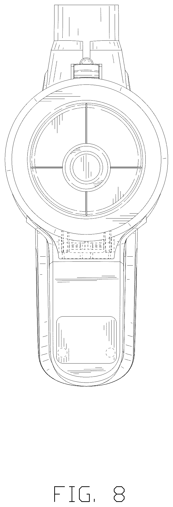 Patent USD1077385 Figure 8 – Vacuum cleaner body