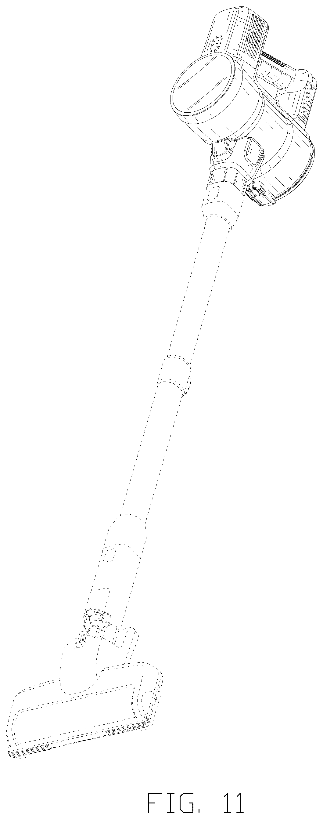 Patent USD1077385 Figure 11 – Vacuum cleaner body