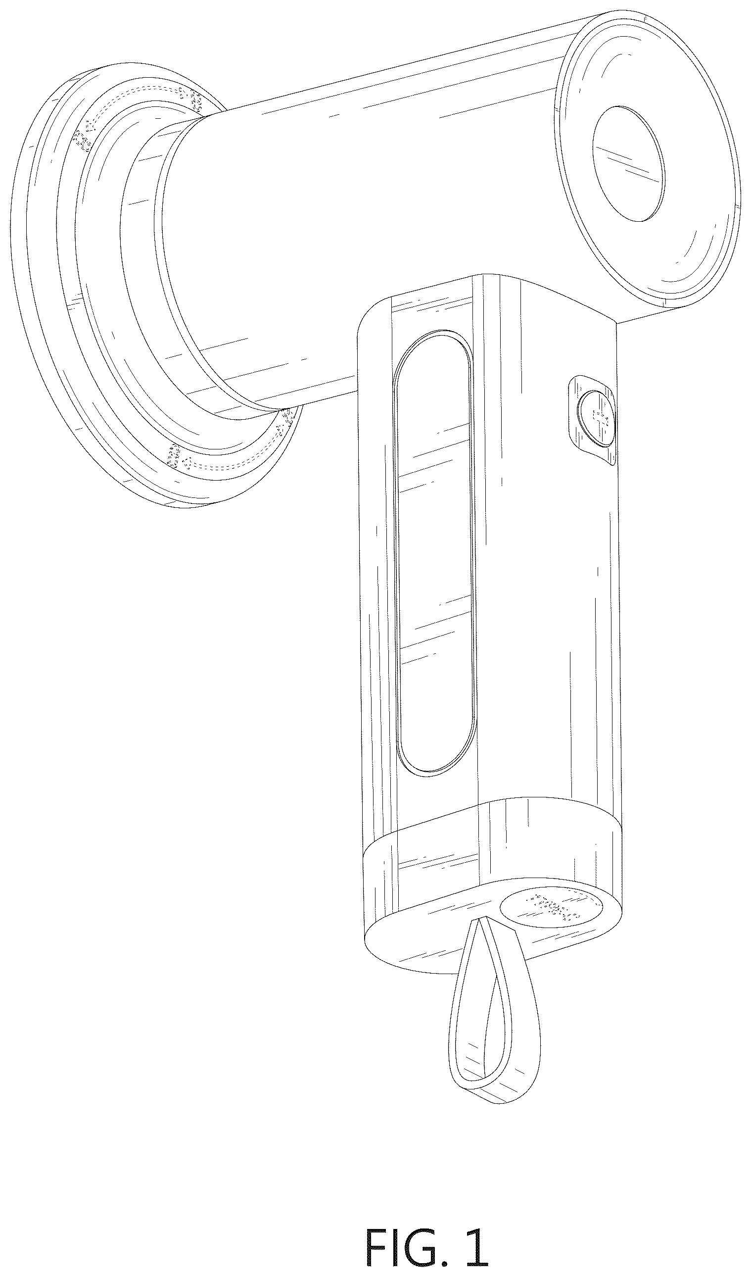 Patent USD1077387 Figure 1 – Electric cleaning brush