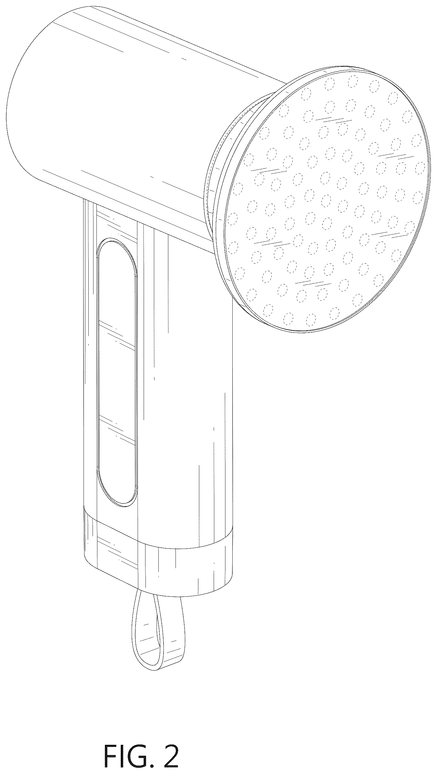 Patent USD1077387 Figure 2 – Electric cleaning brush