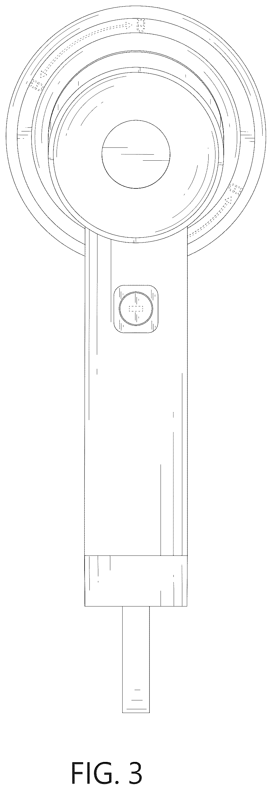 Patent USD1077387 Figure 3 – Electric cleaning brush
