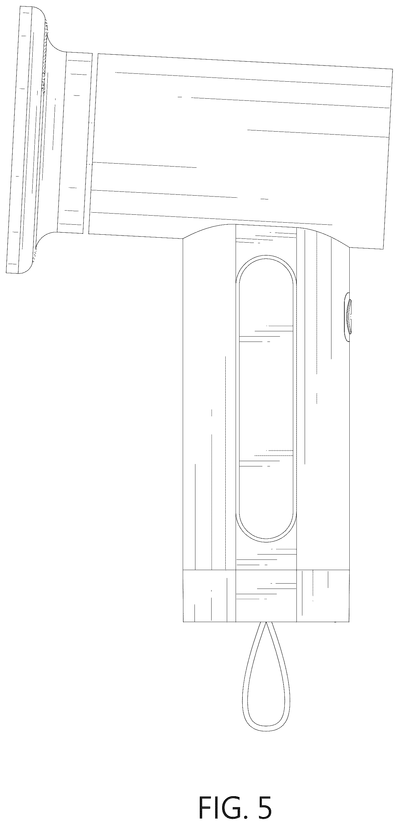 Patent USD1077387 Figure 5 – Electric cleaning brush