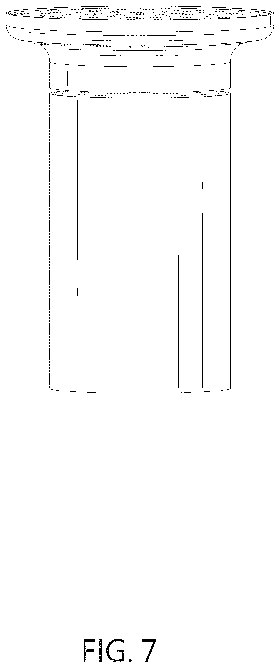 Patent USD1077387 Figure 7 – Electric cleaning brush