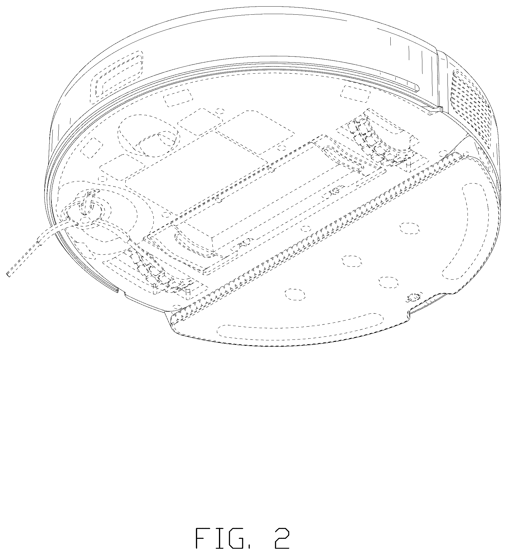 Patent USD1077389 Figure 2 – Robotic cleaner