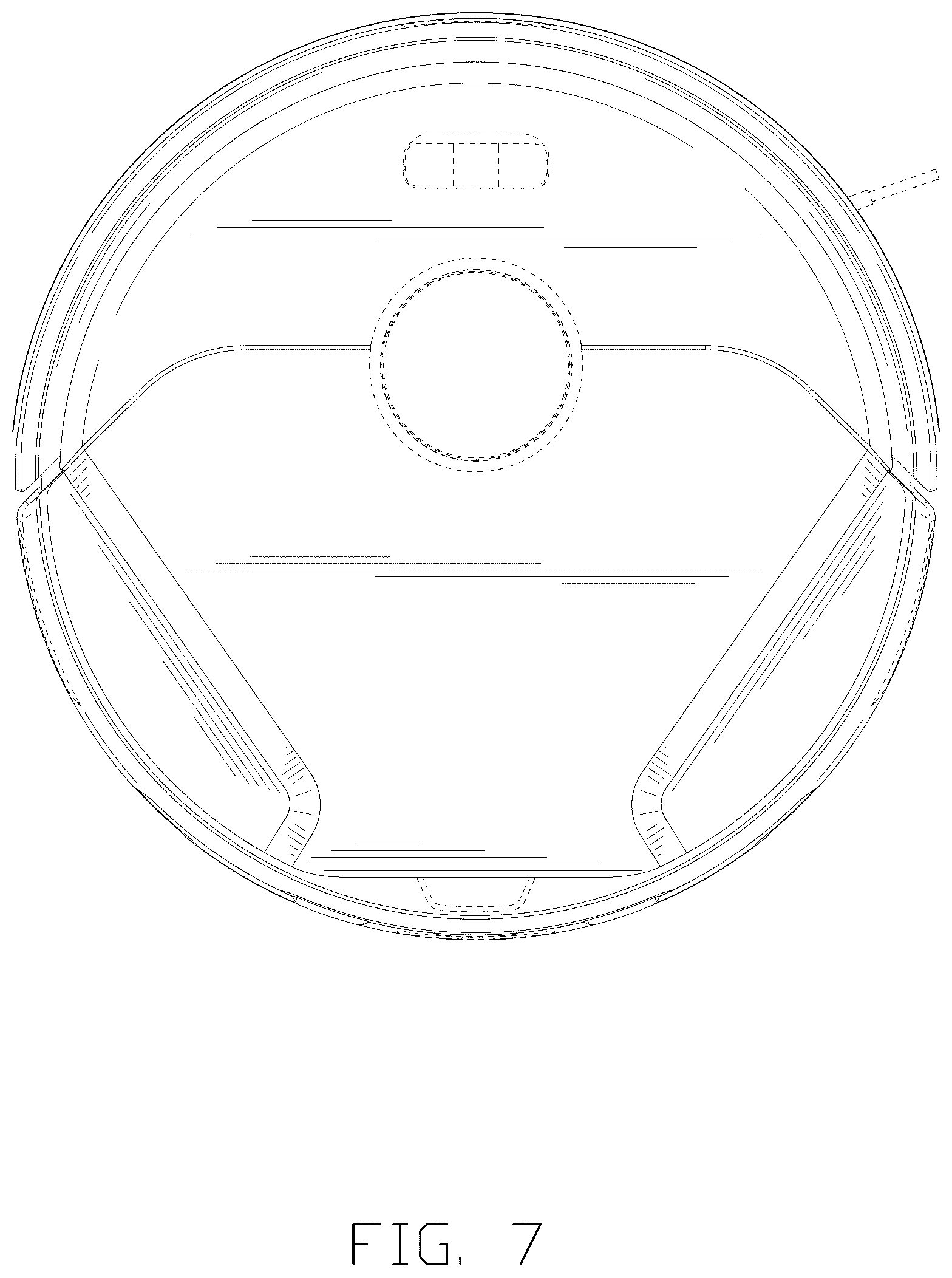 Patent USD1077389 Figure 7 – Robotic cleaner