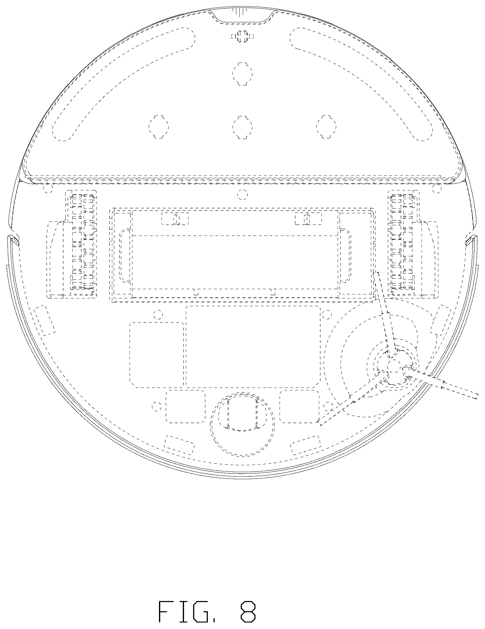 Patent USD1077389 Figure 8 – Robotic cleaner