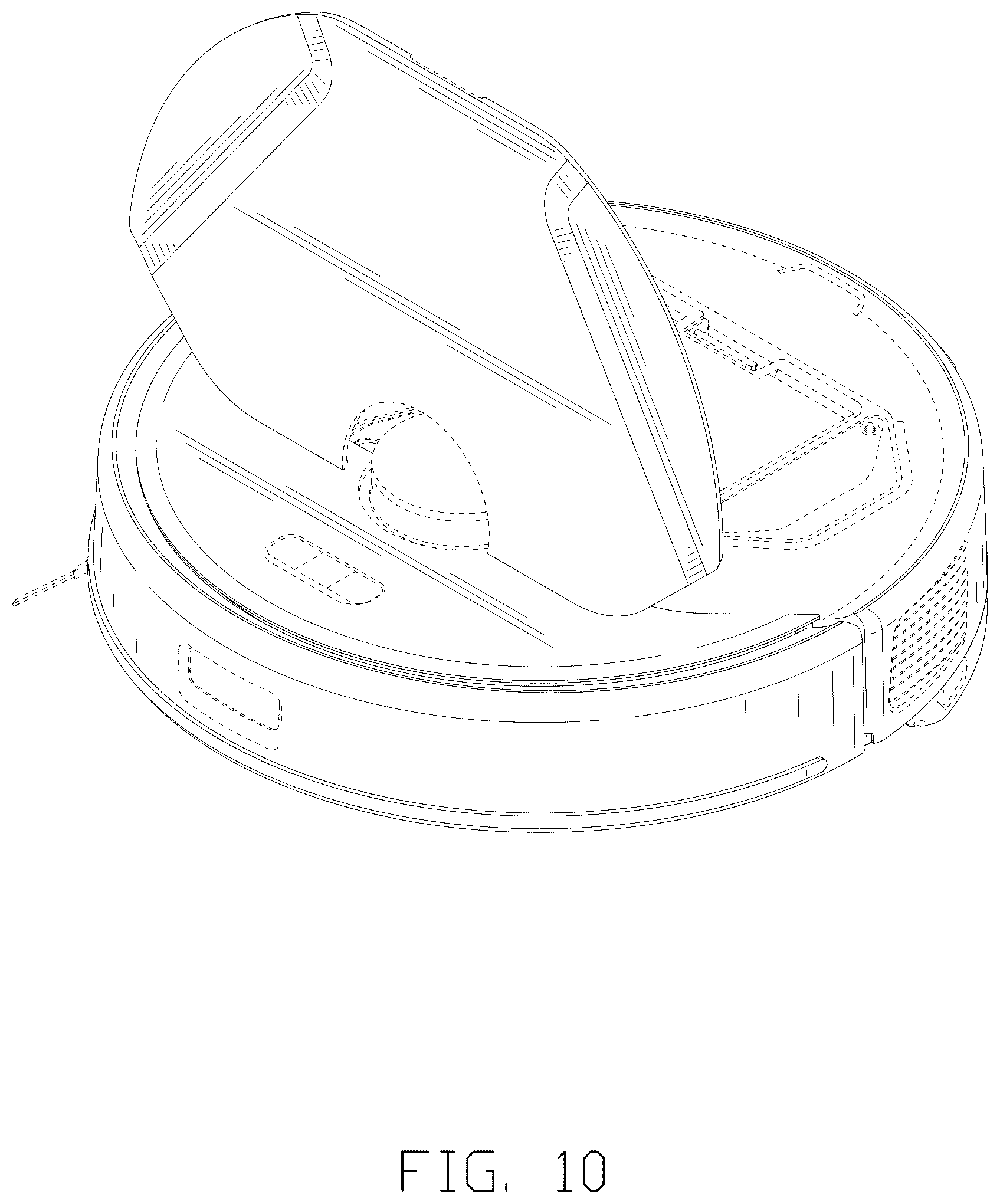 Patent USD1077389 Figure 10 – Robotic cleaner