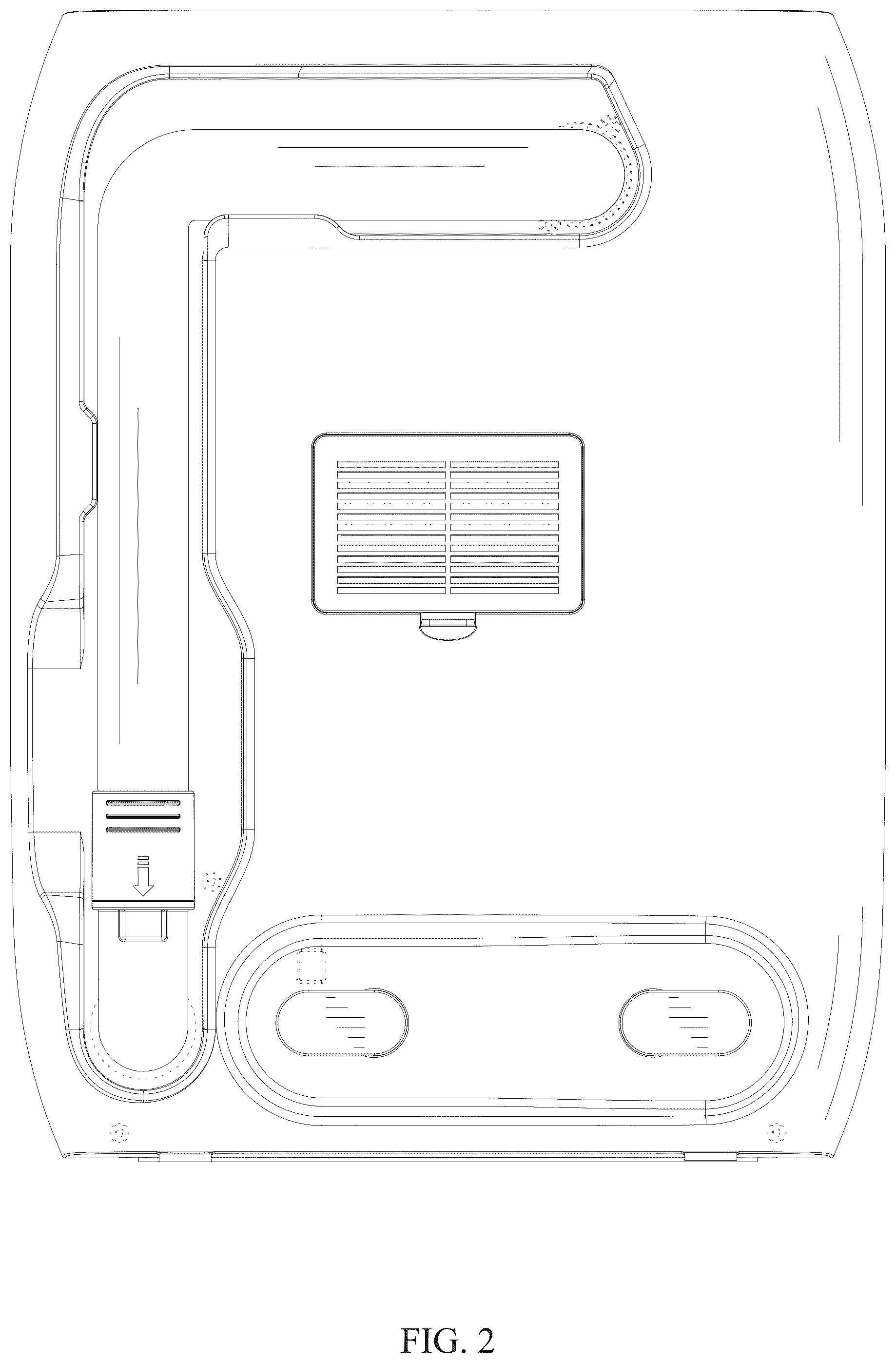 Patent USD1077390 Figure 2 – Vacuum cleaner