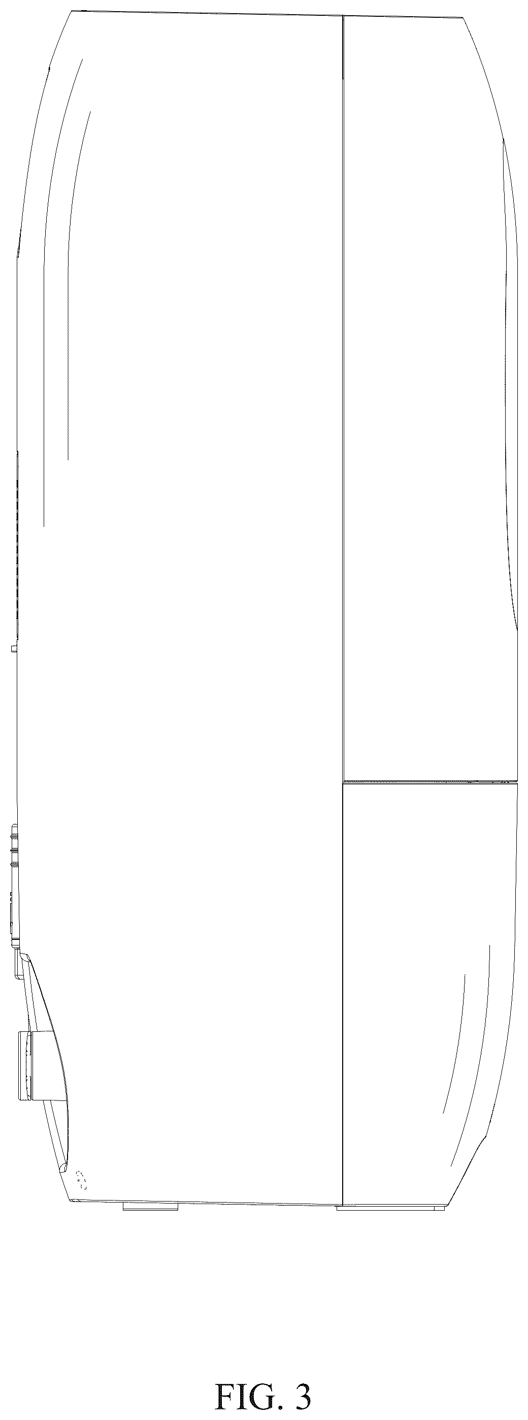 Patent USD1077390 Figure 3 – Vacuum cleaner