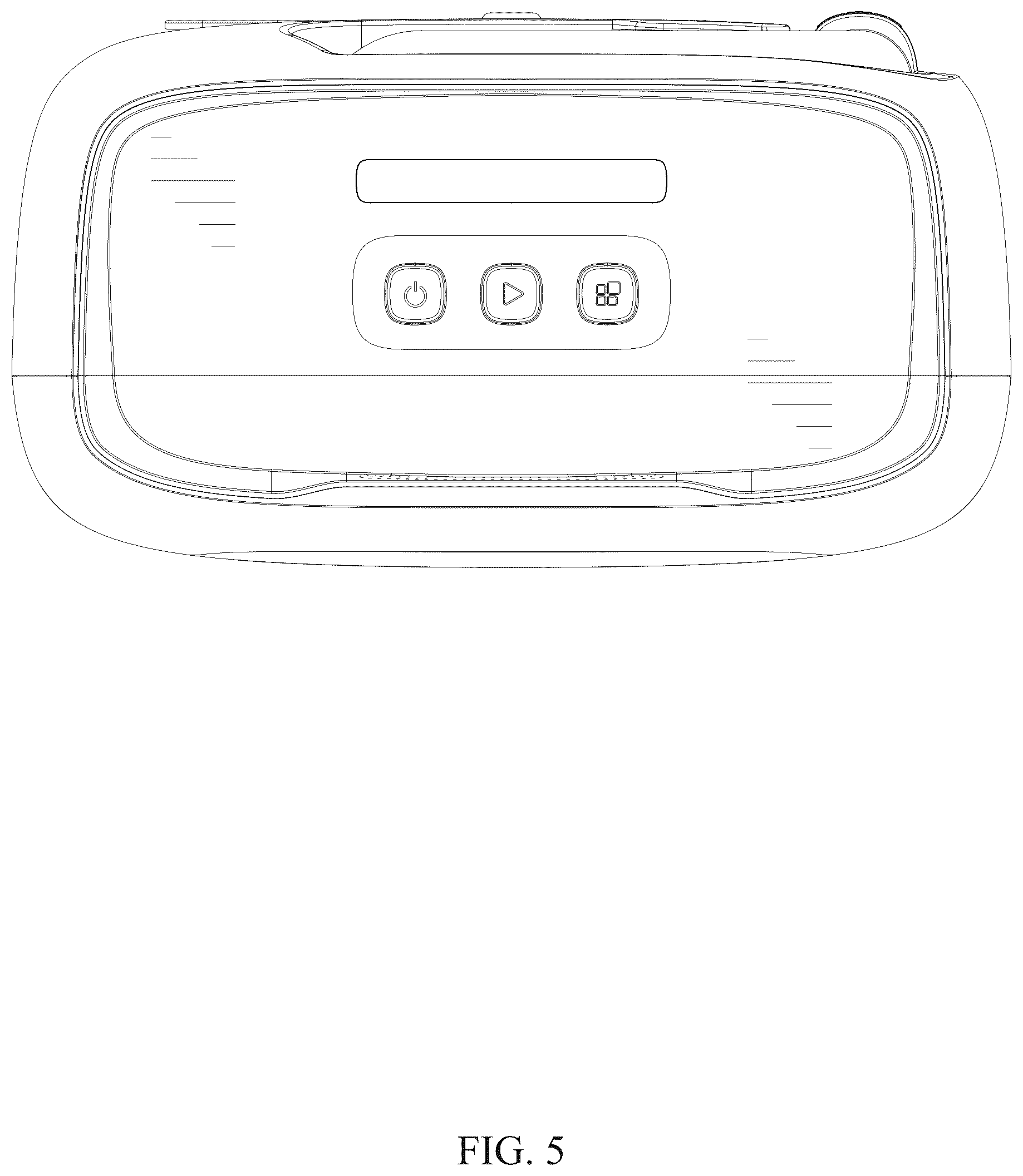 Patent USD1077390 Figure 5 – Vacuum cleaner