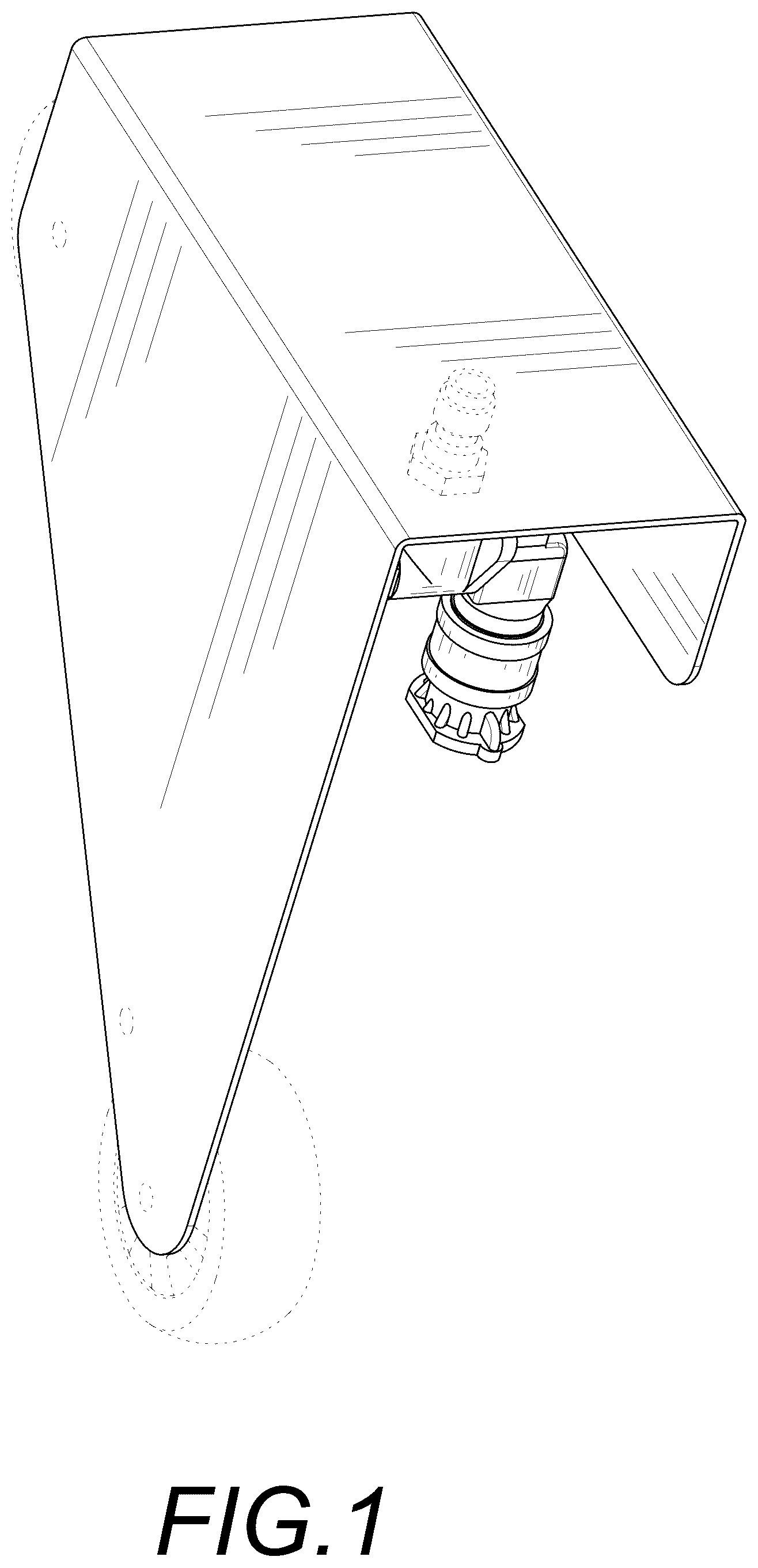 Patent USD1077391 Figure 1 – High pressure cleaning machine accessory