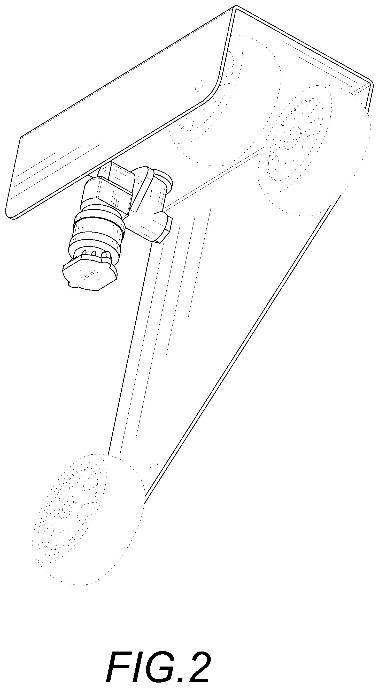 Patent USD1077391 Figure 2 – High pressure cleaning machine accessory