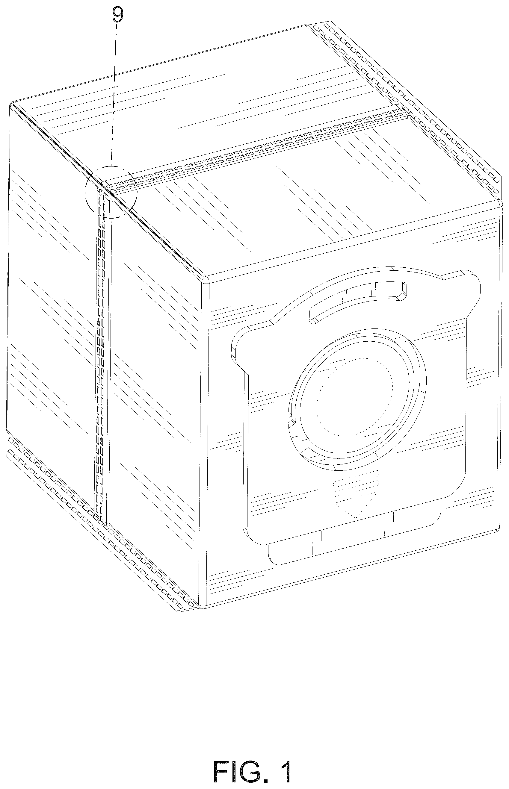 Patent USD1077394 Figure 1 – Dust bag
