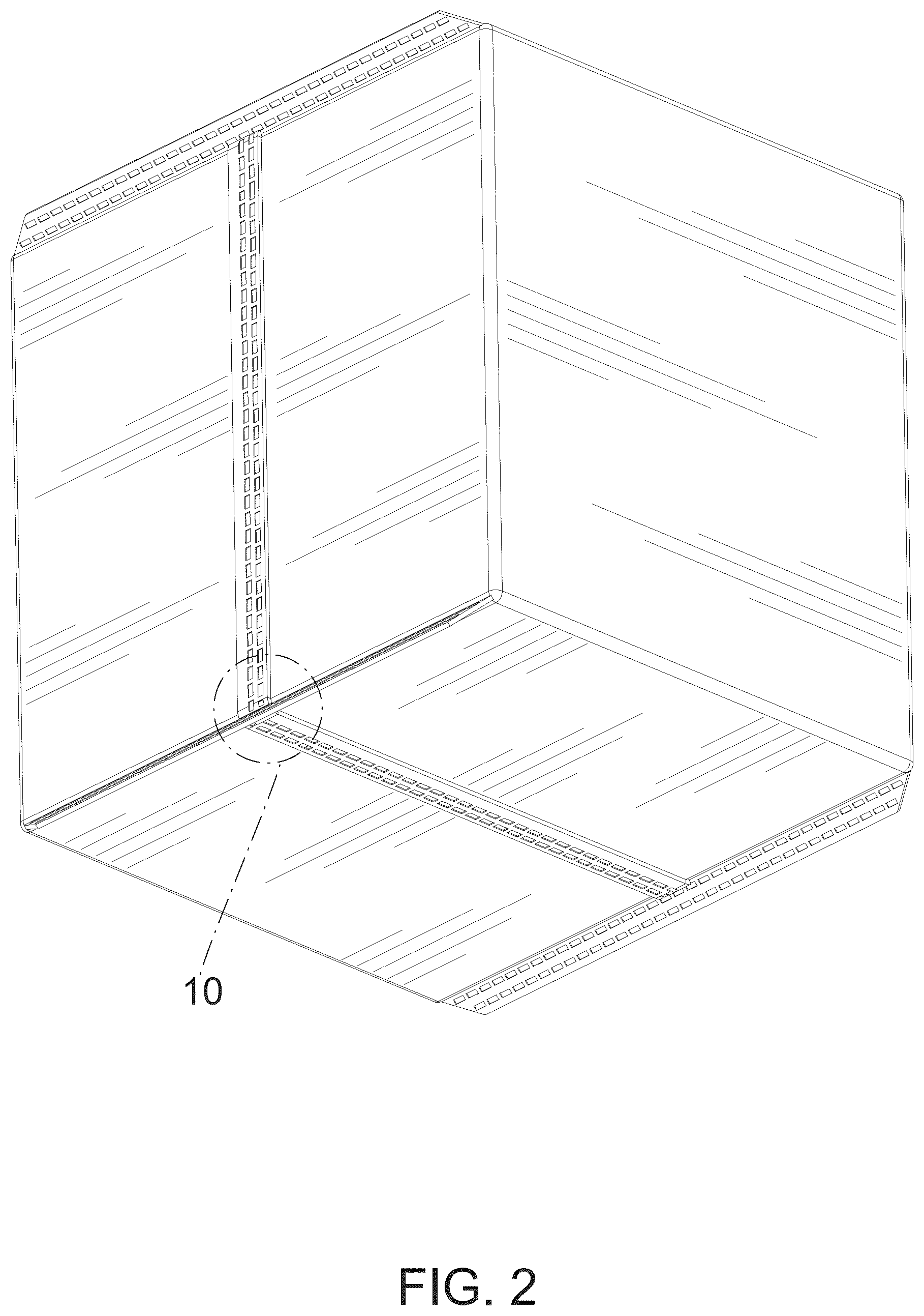 Patent USD1077394 Figure 2 – Dust bag