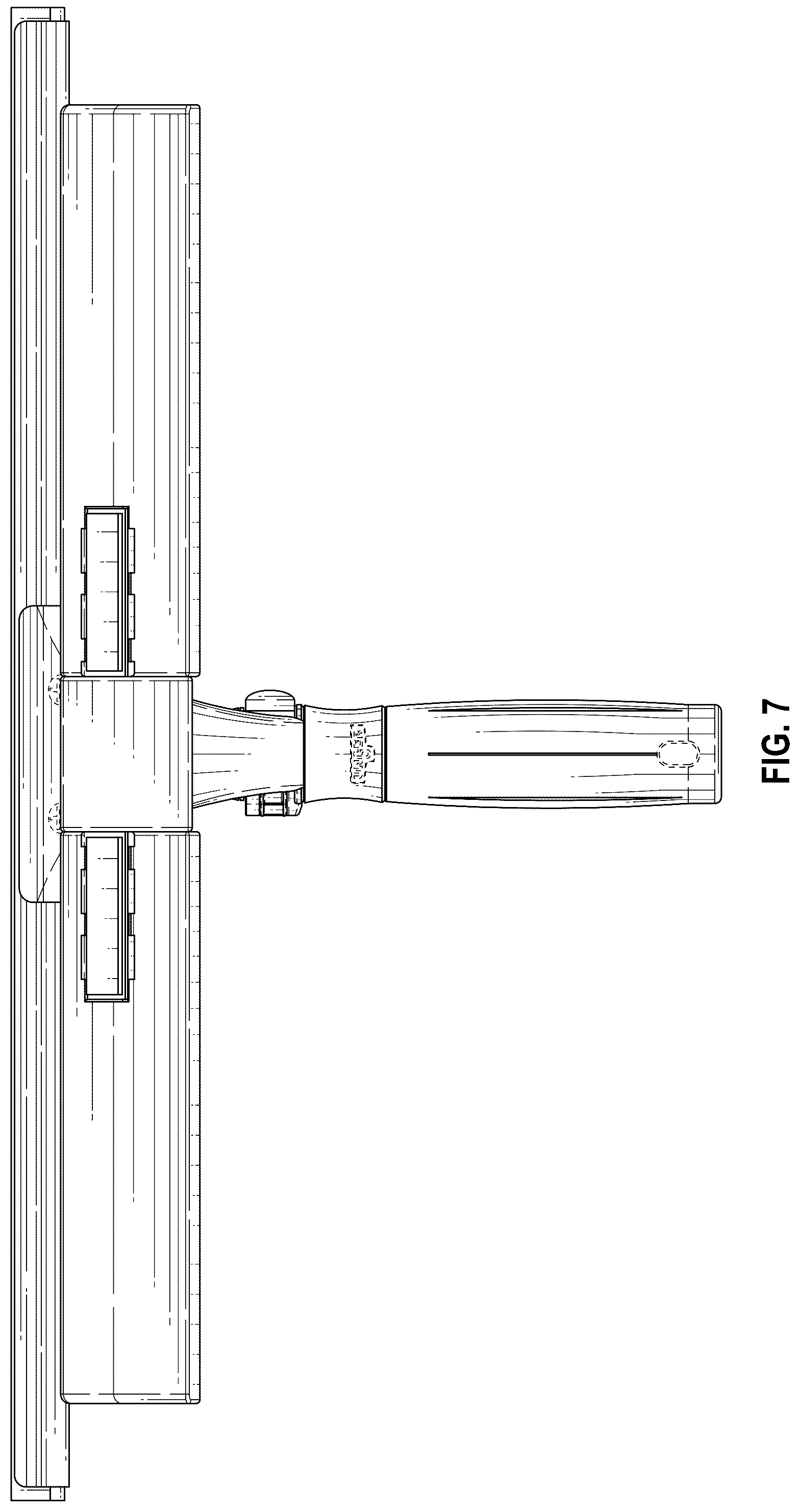 Patent USD1077397 Figure 6 – Squeegee and scrubber bar tool