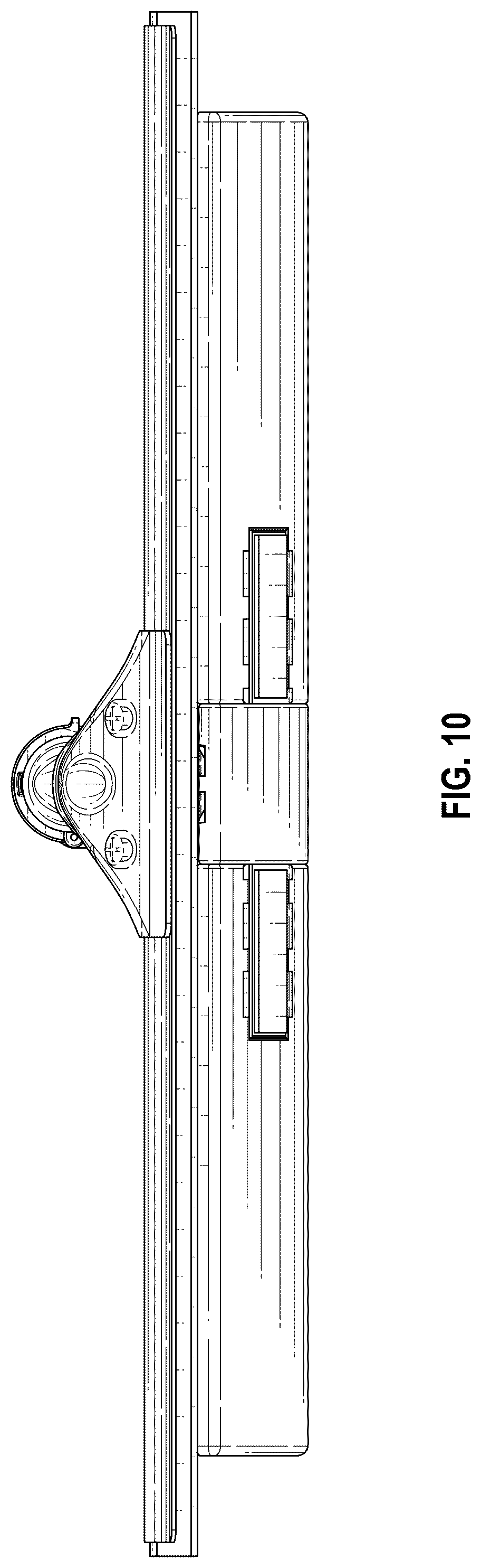 Patent USD1077397 Figure 9 – Squeegee and scrubber bar tool