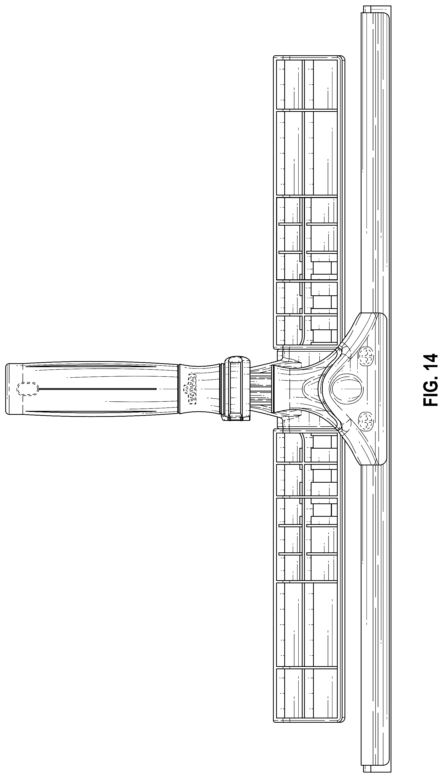 Patent USD1077397 Figure 12 – Squeegee and scrubber bar tool