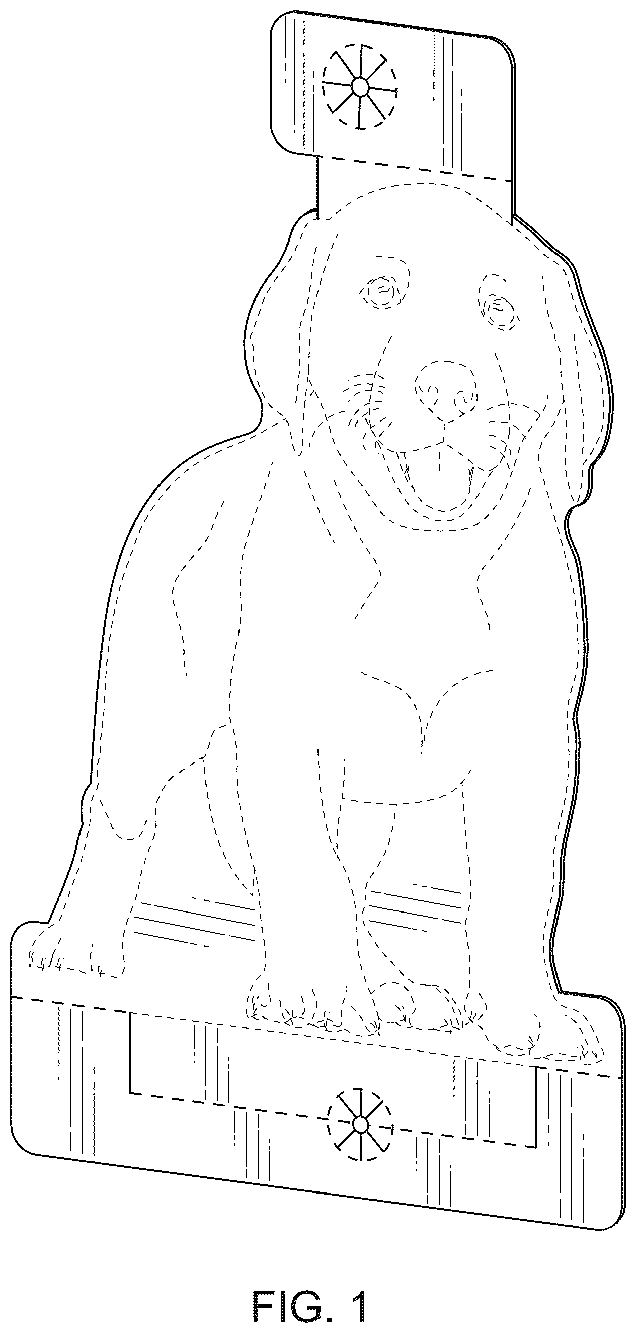 Patent USD1077398 Figure 1 – Cover for handled implements
