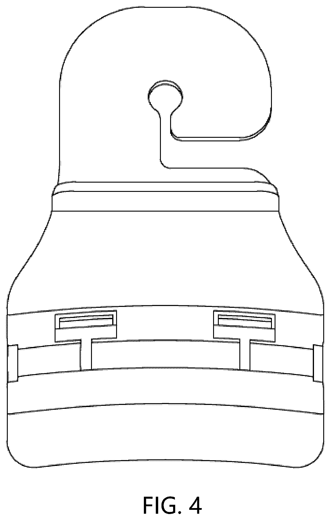 Patent USD1077399 Figure 4 – Bucket lid clip