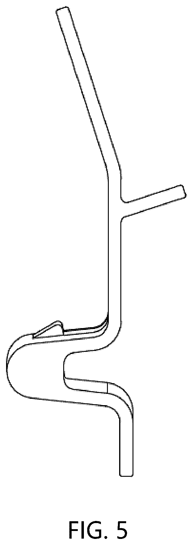 Patent USD1077399 Figure 5 – Bucket lid clip