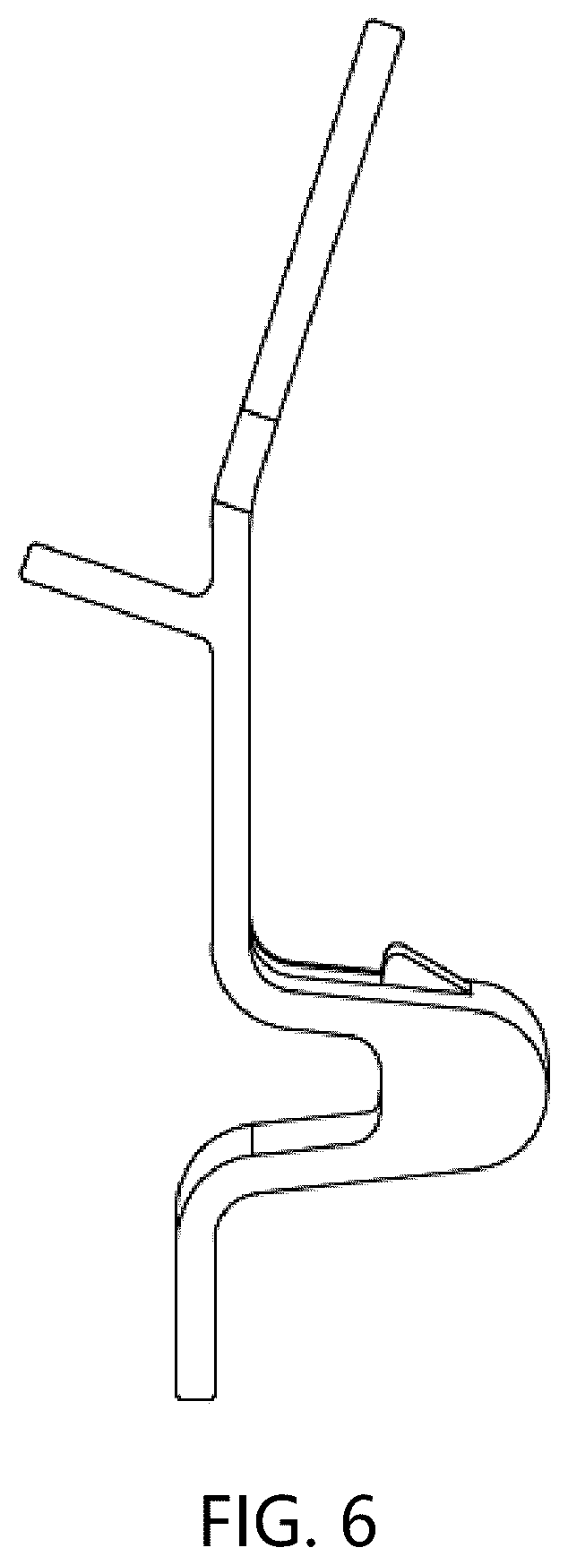 Patent USD1077399 Figure 6 – Bucket lid clip