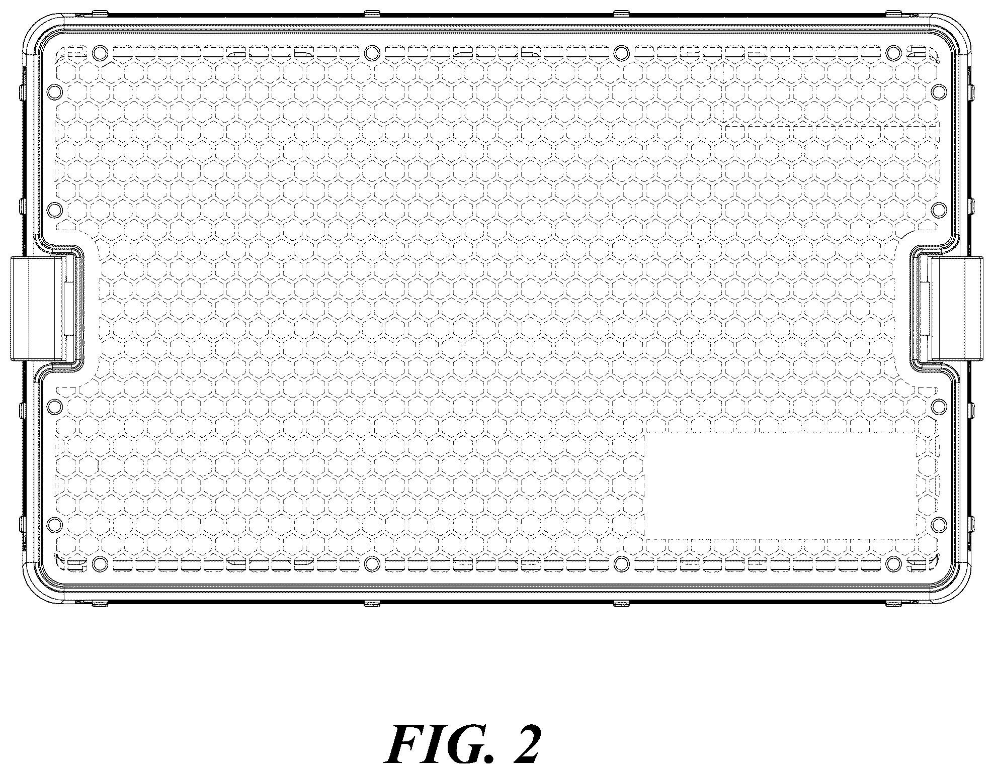 Patent USD1077400 Figure 2 – Washing container for tray