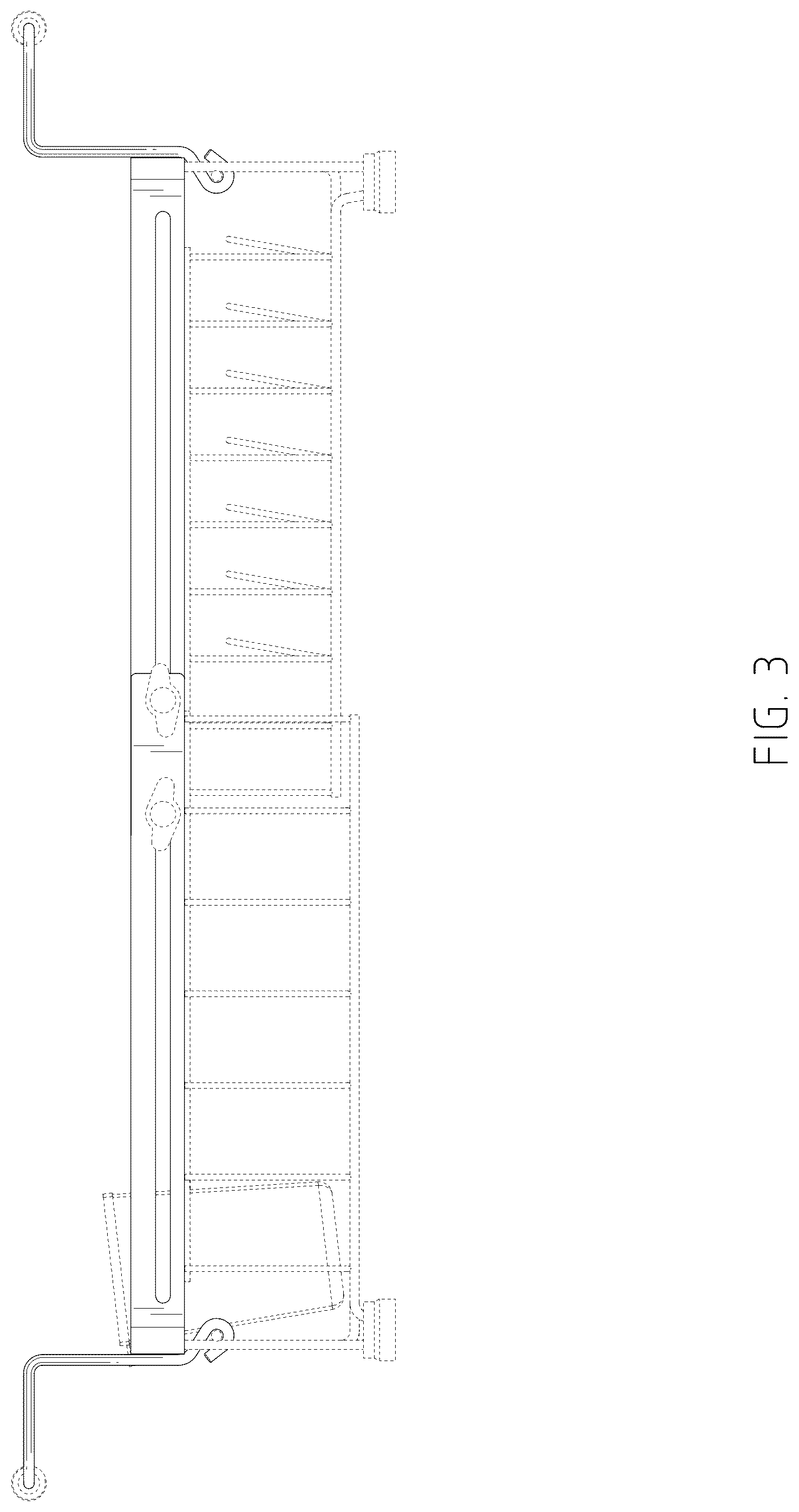 Patent USD1077401 Figure 3 – Dish drying rack