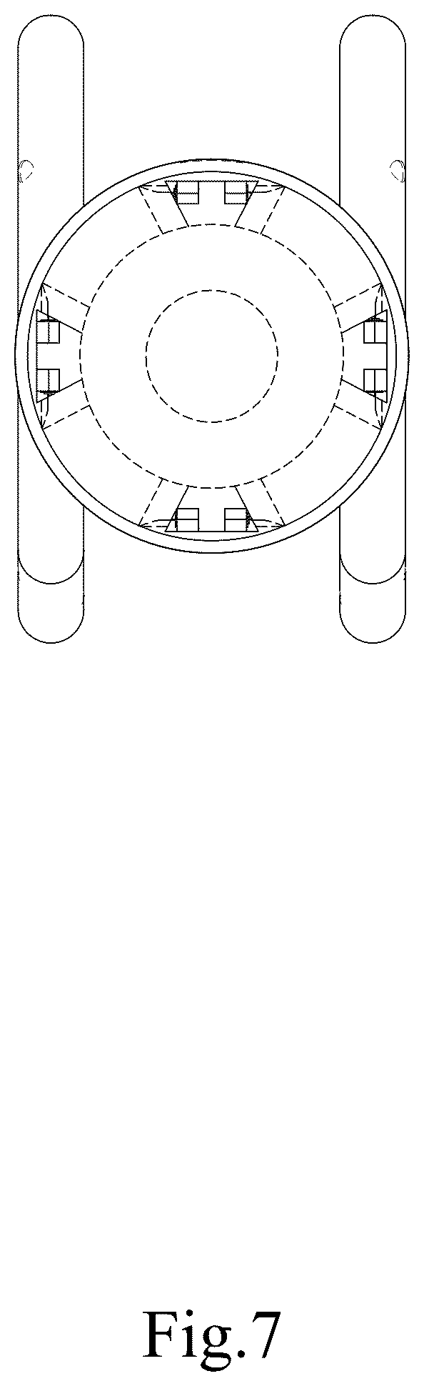 Patent USD1077402 Figure 7 – Glove drying apparatus