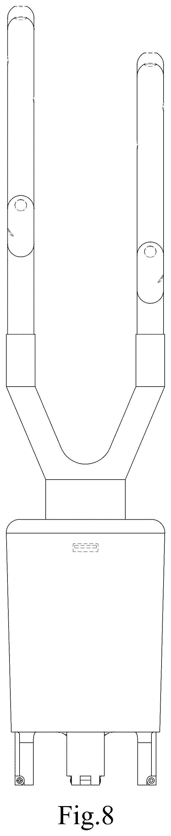 Patent USD1077402 Figure 8 – Glove drying apparatus