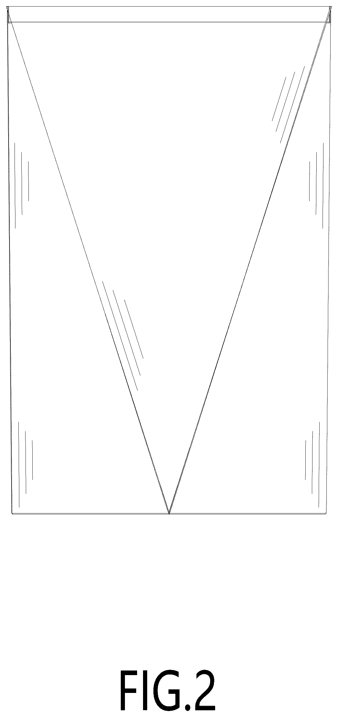Patent USD1077404 Figure 2 – Trash can