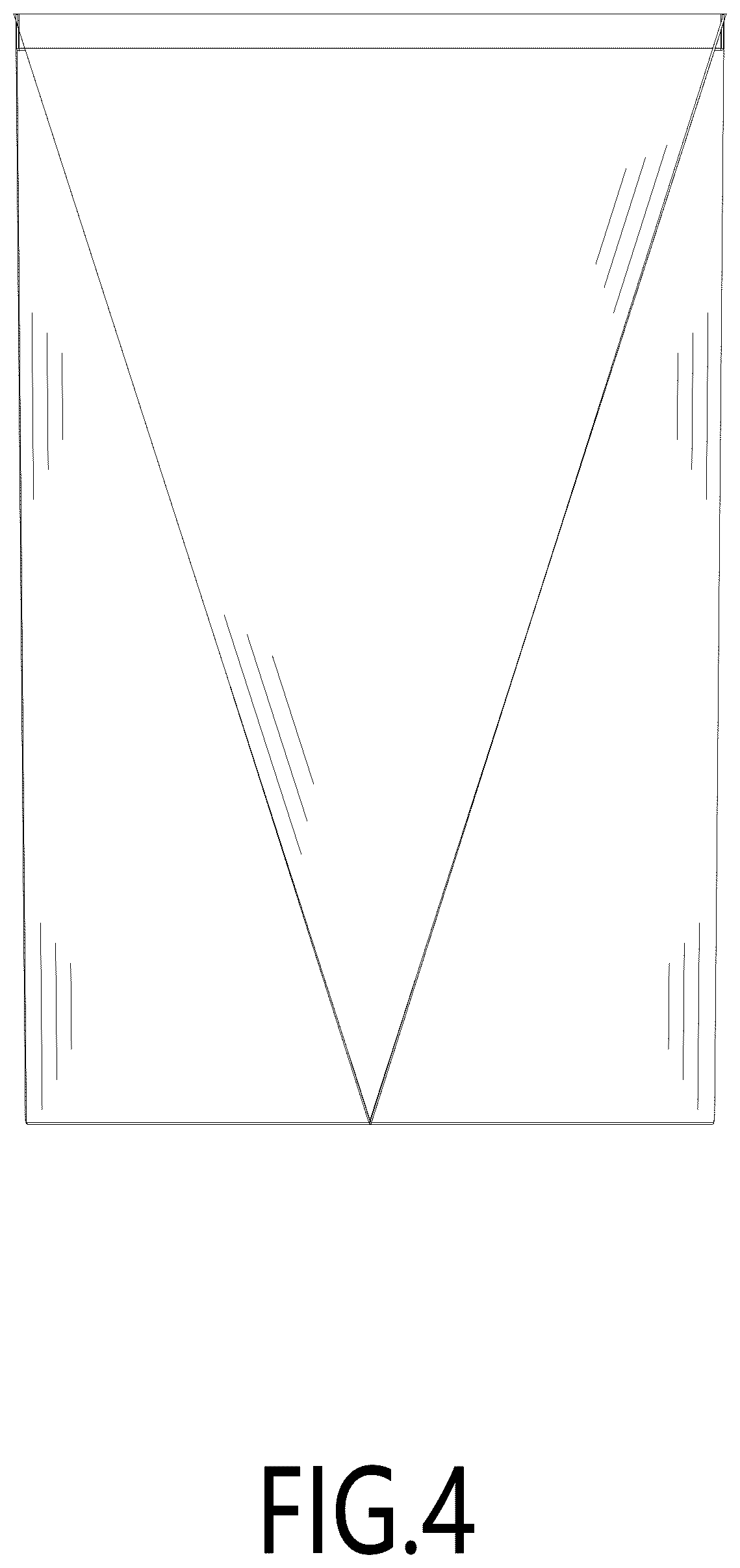 Patent USD1077404 Figure 4 – Trash can