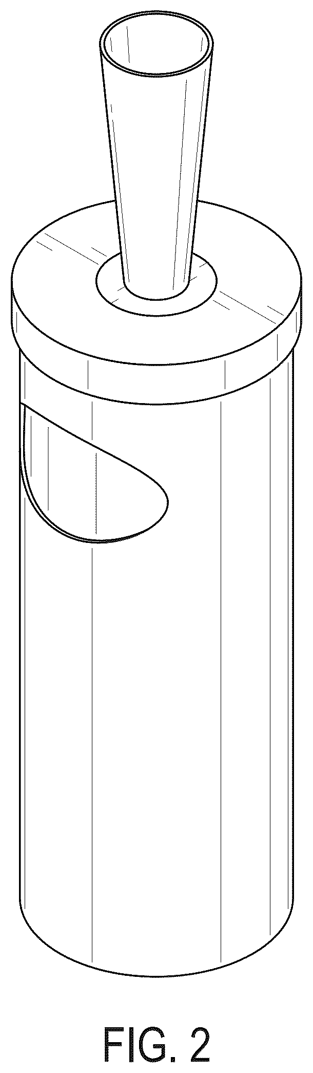 Patent USD1077406 Figure 2 – Receptacle