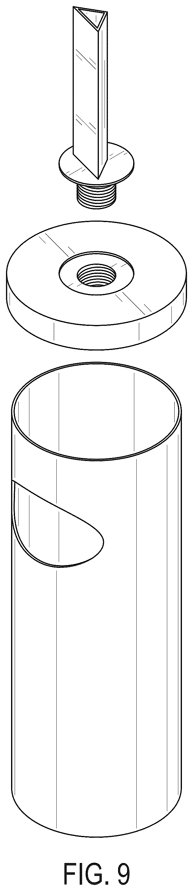 Patent USD1077406 Figure 8 – Receptacle