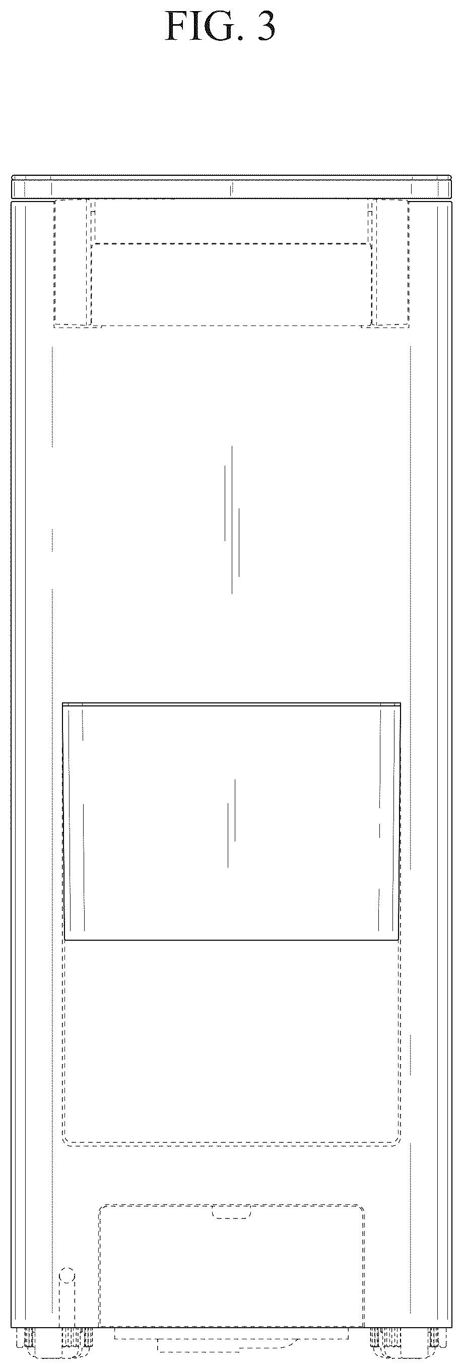 Patent USD1077407 Figure 3 – Food waste disposal apparatus
