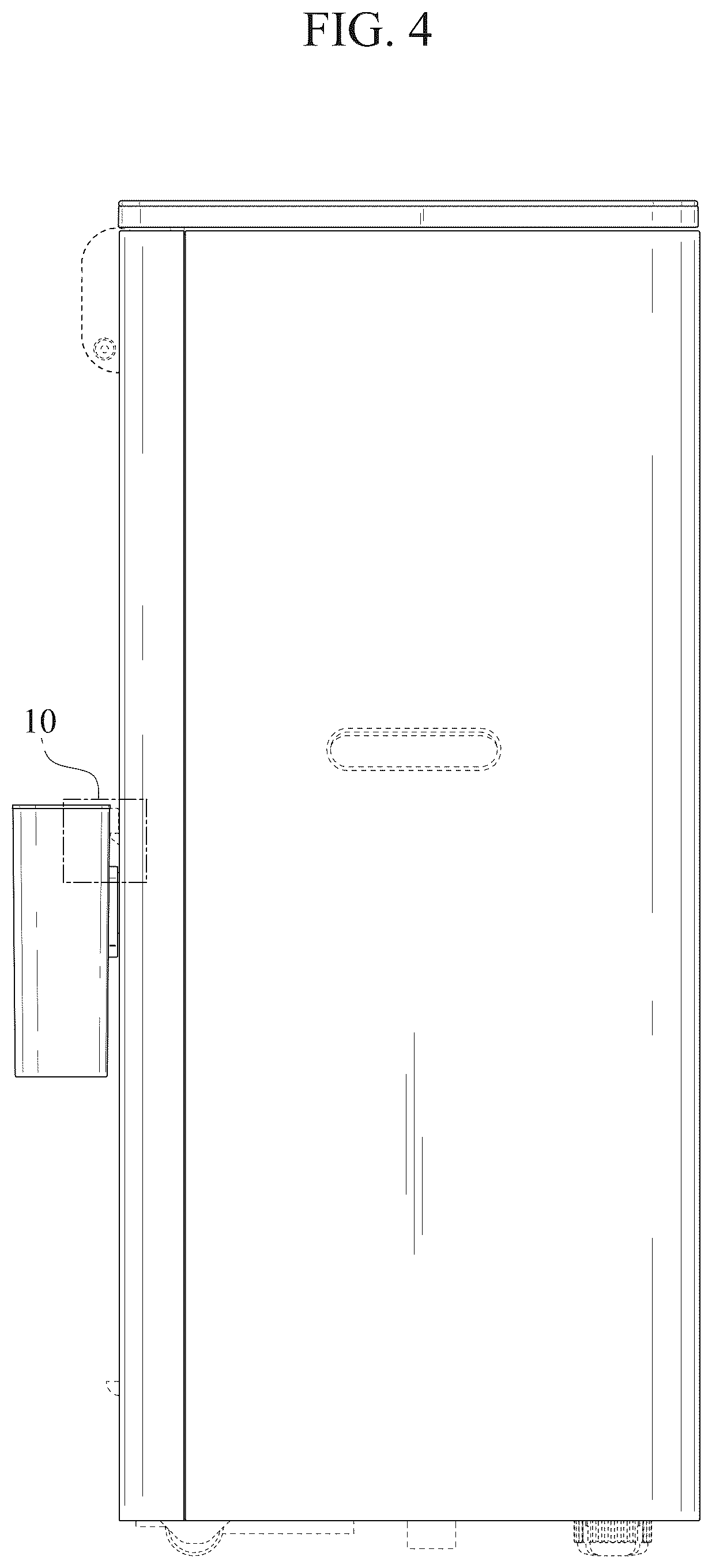 Patent USD1077407 Figure 4 – Food waste disposal apparatus