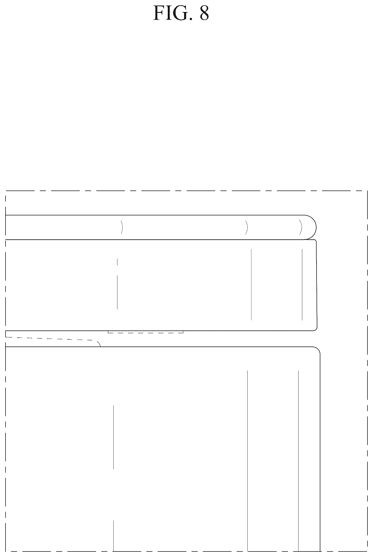 Patent USD1077407 Figure 8 – Food waste disposal apparatus
