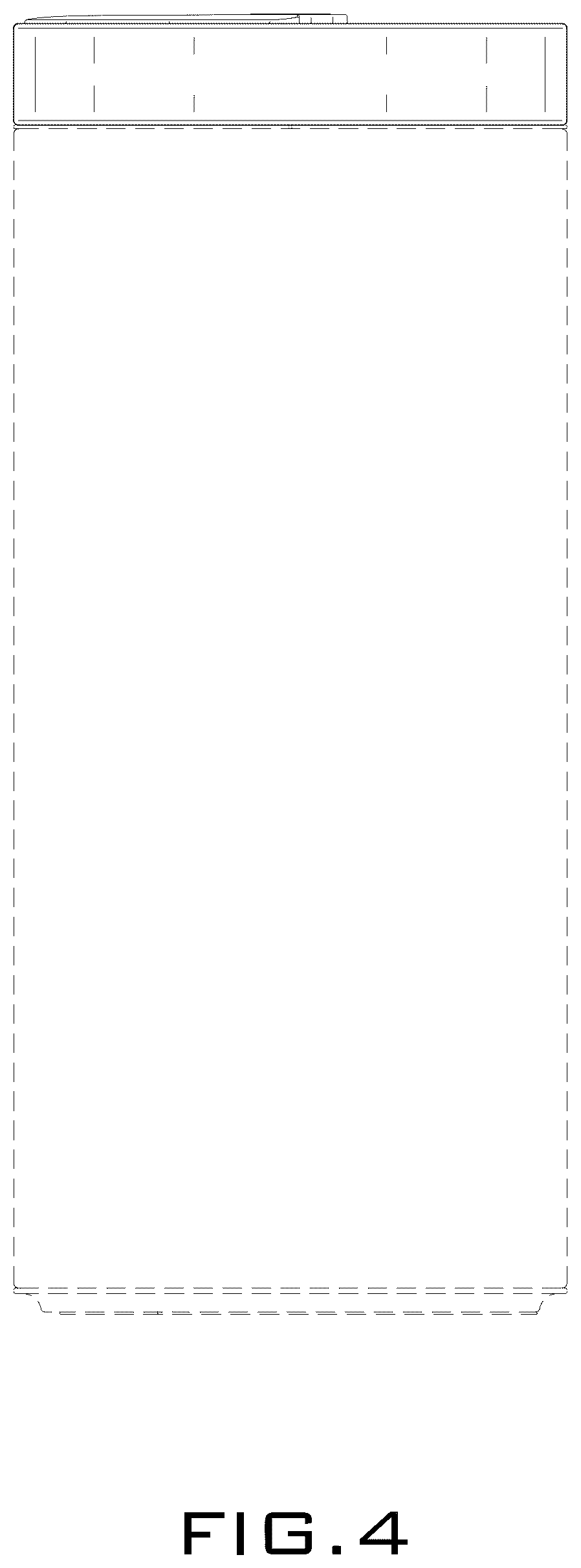 Patent USD1077408 Figure 4 – Automated trash can