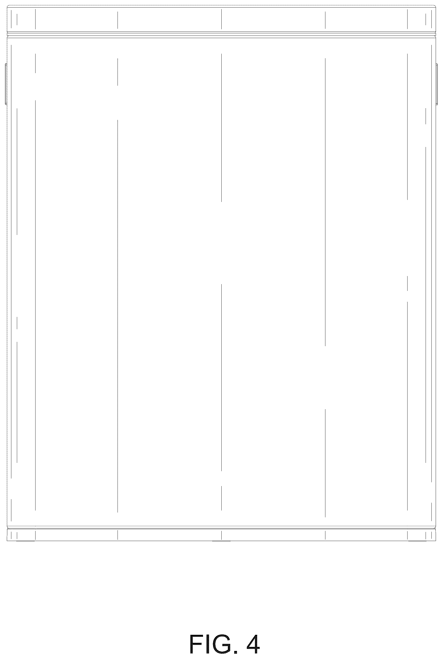 Patent USD1077410 Figure 4 – Garbage can