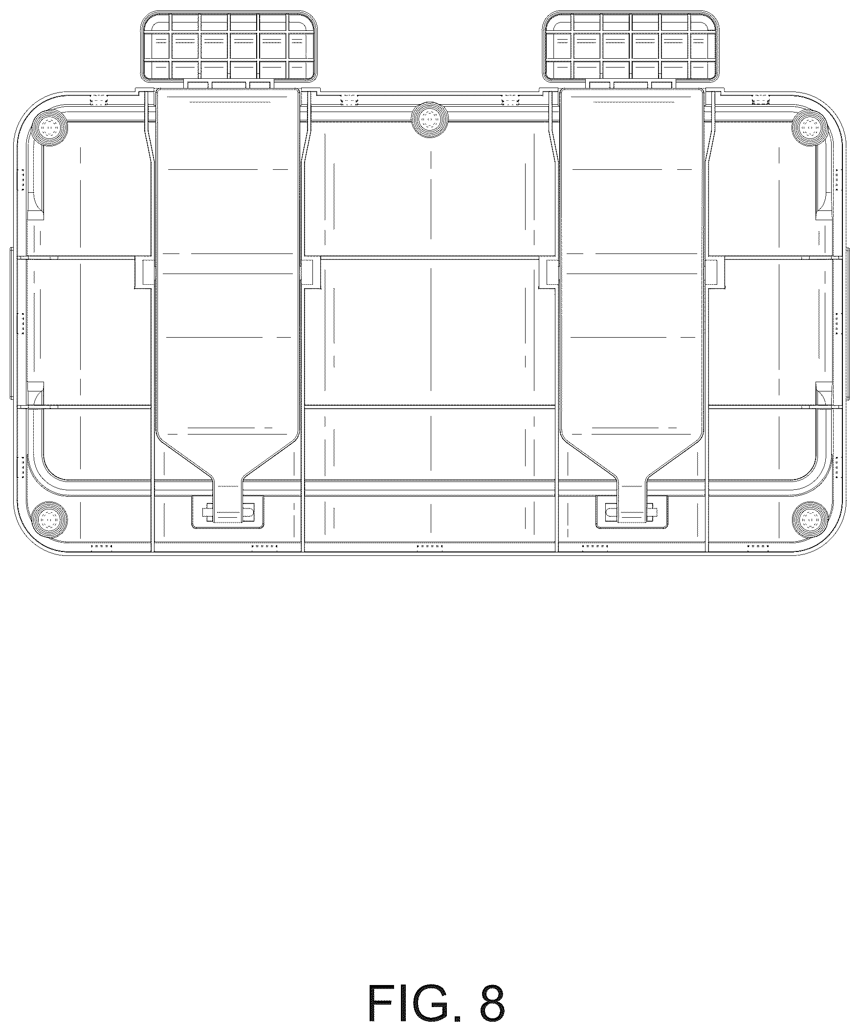Patent USD1077410 Figure 8 – Garbage can
